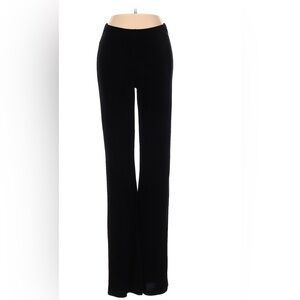 Moda international black velvet pants